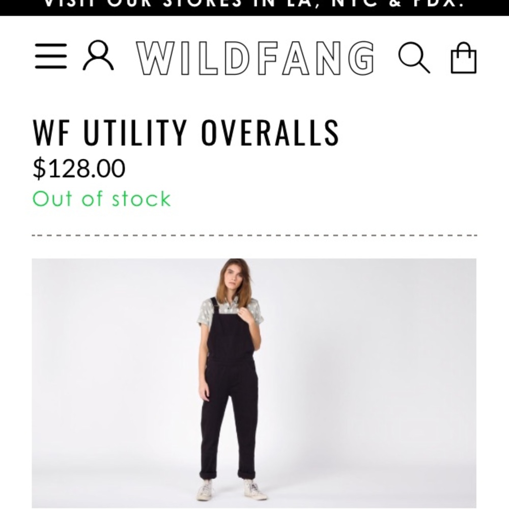 Wildfang Utility Overalls